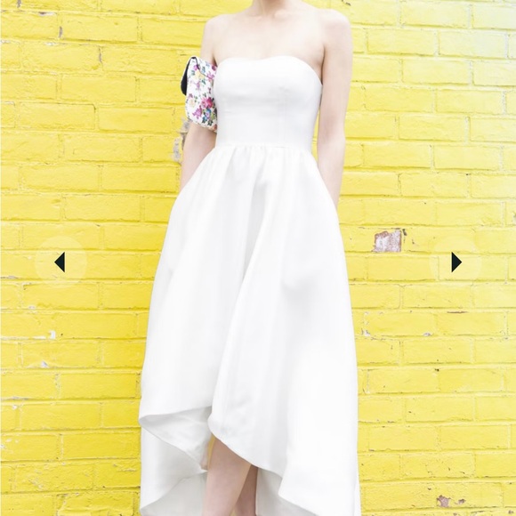 Wedding dress - NWT customized with red corset back size 10-14 - Picture 2 of 10